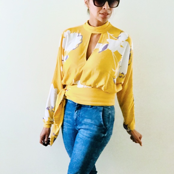 Free people long sleeve blouse size XS - Picture 4 of 5